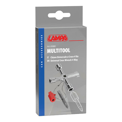 Multiherramienta Lampa, llave universal de 4 vías 65888
