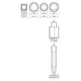 Lampa Pagoda, chiave Universale a croce 4 vie 65889