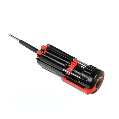 8-in-1 Multifunktions-Schraubendreher-Set mit LED-Taschenlampe - Großpackung, 1 Stück, Artikelnummer 65974