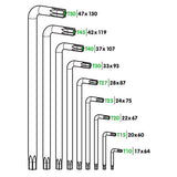 Juego de 9 llaves Torx para lámpara 66004