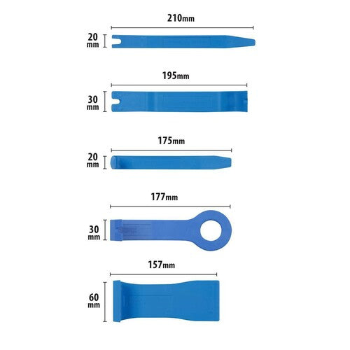 Lampenentferner-Set, 5-teilig, professionelles Werkzeug 66009