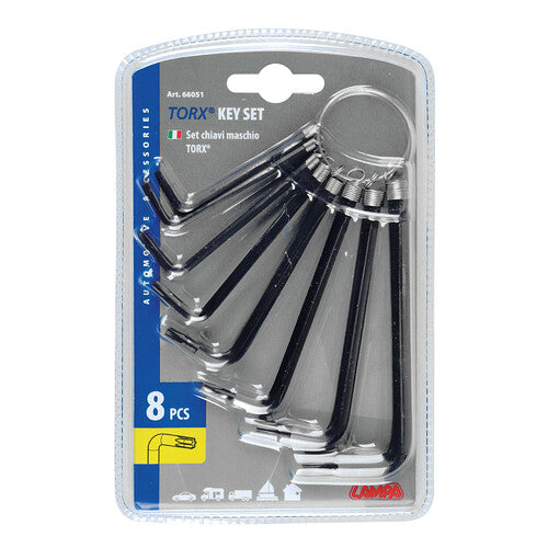 Lampa Set 8 chiavi tipo torx 66051