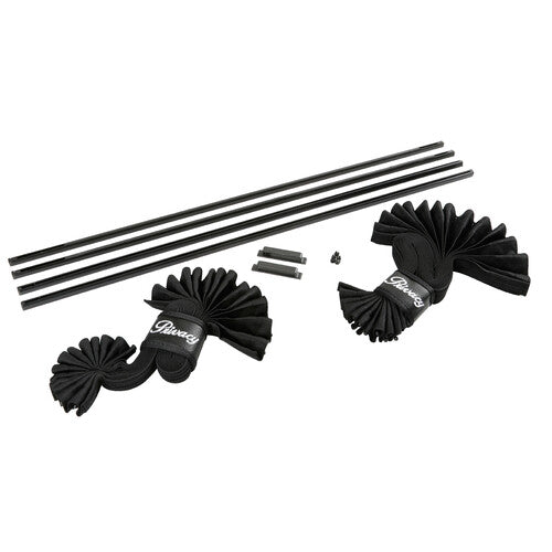 Limousine Lamp, pair of sliding curtains - Width 50 cm - Height 32/37 cm