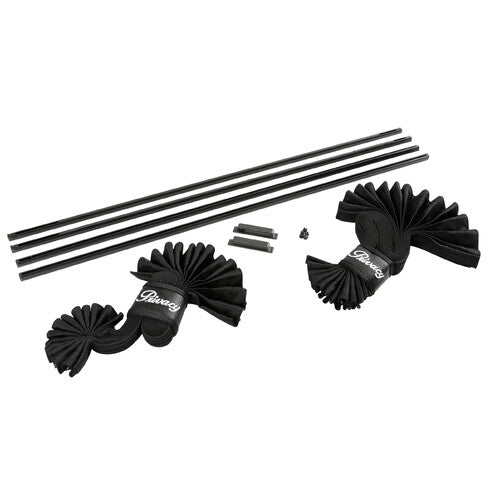 Lampa Limousine, coppia tendine scorrevoli - Largh. 70 cm - Alt. 32/37 cm