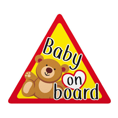 Baby-an-Bord-Lampe, statisch haftender Aufkleber