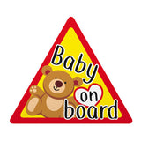 Baby-an-Bord-Lampe, statisch haftender Aufkleber
