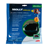 Lampa Molly-Contour Sunblock, coppia tendine a molla - 45x65 cm