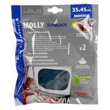 Lampa Molly Sunblock, coppia tendine a molla - 35x45 cm