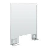 Mampara protectora con ranura para mostradores y escritorios 660x760 mm 66933