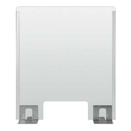 Schutzscheibe mit Schlitz für Theken und Schreibtische 660 x 760 mm
