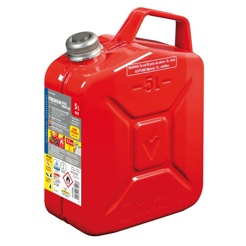 Premium Lamp, Metal Fuel Can - 5 L - Red