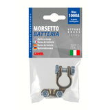 Lampa Morsetto batteria rinforzato; fissaggio cavo a piastrina - max cavo  35 mm - Polo positivo 69900