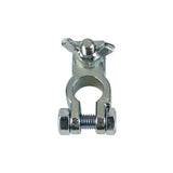 Lámpara de terminal de batería, galvanizada; fijación del cable al terminal con tuerca de mariposa - Polo negativo - Orificio para terminal de cable de 8 mm 69908