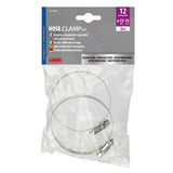 Lampa Fascette stringitubo in acciaio inox set 2 pz  12 mm diametro 52-76 mm