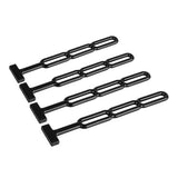 Juego de 4 tirantes de caucho NBR para lámpara - 290x50 mm 69991