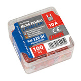 Lampa Set 100 micro fusibili lamellari, 12/32V - 10A