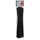 Kabelbinder, 100 Stück, 45 cm, Schwarz