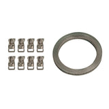 Stahlband-Lampenset mit 8 Klemmen - 300 cm 70023