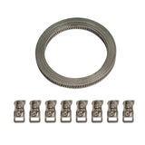Stahlband-Lampenset mit 8 Klemmen - 300 cm 70023