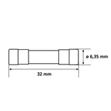 Lampa Set 10 fusibili in vetro, 12/32V