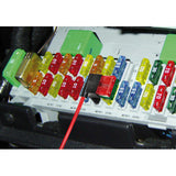 Stromdiebstahllampe für Standard-Flachsicherung, 12/24 V 70066