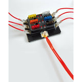 Lampa Fuse Block, scatola portafusibili, 1 entrata - 6 uscite, 12/24V 70097