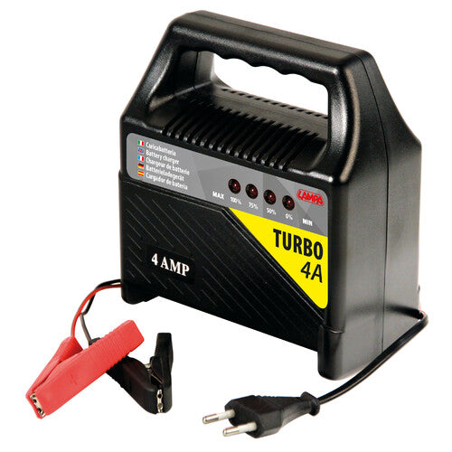 Cargador de batería Turbo Lamp 4 A, 12 V 70104