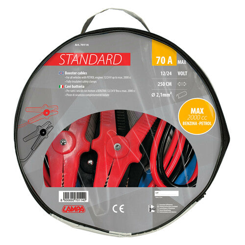 Standard-Batteriekabel – 250 cm – 70 A – 2,1 mm²