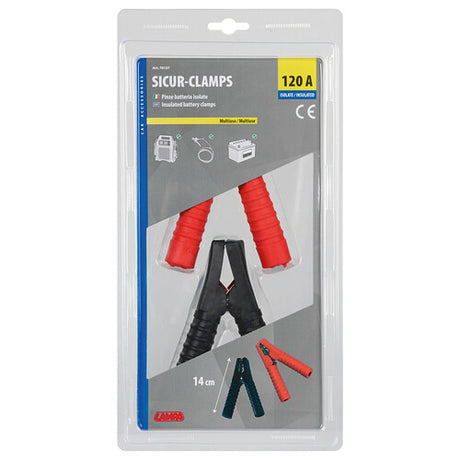 Lampa Sicur-Clamp Insulated Battery Clamps - 14 cm - 120A
