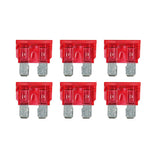 Lampa Smart Led, set 6 fusibili lamellari con spia a led, 12/32V - 10A 70183