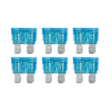 Smart LED Lamp, set of 6 blade fuses with LED indicator, 12/32V - 15A