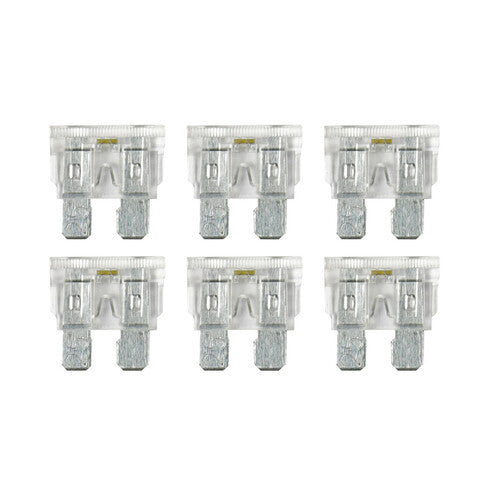 Smart LED Lamp, set of 6 blade fuses with LED indicator, 12/32V - 25A