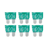Lámpara LED inteligente, juego de 6 fusibles de cuchilla con indicador LED, 12/32 V - 30 A 70187