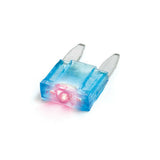 Lampa Smart Led, set 6 micro-fusibili lamellari con spia a led, 12/32V - 7,5A 70190