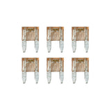 Smart LED Lamp, set of 6 micro blade fuses with LED indicator, 12/32V - 7.5A