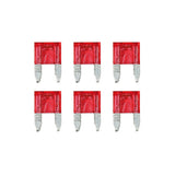 Lámpara LED inteligente, juego de 6 fusibles de micro cuchilla con indicador LED, 12/32 V - 10 A 70191