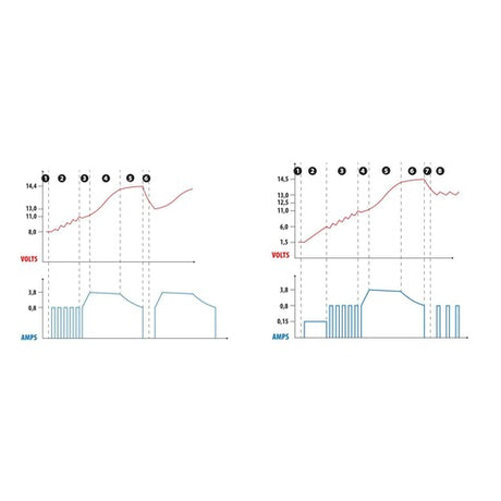 Lampa Amperomatic Digit Pro, caricabatteria intelligente, 12V - 4,2A