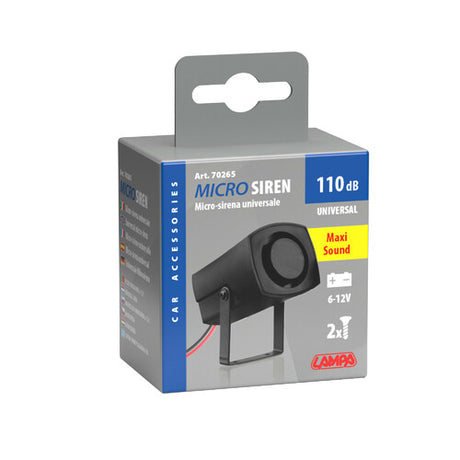 Universelle Mikrosirenenlampe 6/12 V – 100 dB