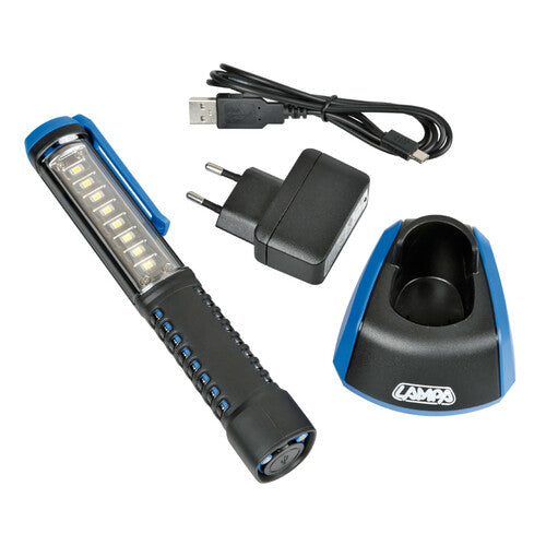 Lampa Pro-Lamp, lampada lavoro ricaricabile a LED SMD - 230V/USB