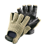 Pilot -1, half-finger driving gloves - XL - Black