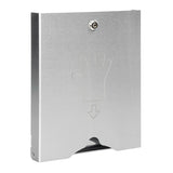 Lampa Dispenser in acciaio inox con serratura per guanti monouso