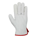 Lampa-Handschuhe aus genarbtem Leder und Kalbsspaltleder – Größe 9