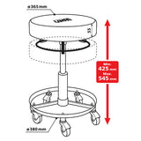 Lampa Sgabello da officina rotondo con vassoio portautensili 71491