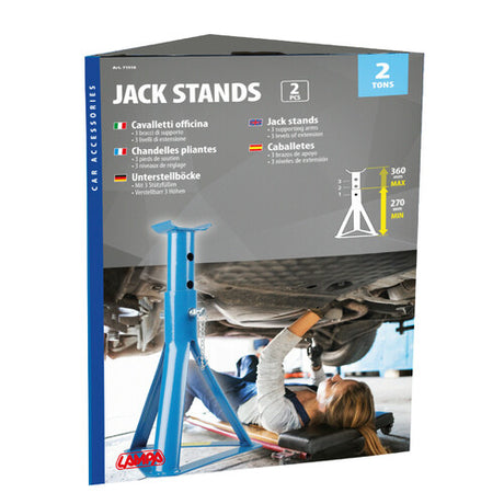 Lampa Coppia cavalletti officina - 2.000 kg