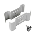 Bracket for attaching clotheslines or servo-driven satellite receivers