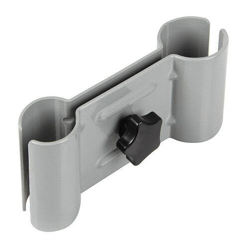 Bracket for attaching clotheslines or servo-driven satellite receivers