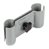 Bracket for attaching clotheslines or servo-driven satellite receivers