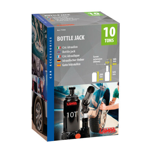 Hydraulische Hebebühne mit Lampe – 10.000 kg