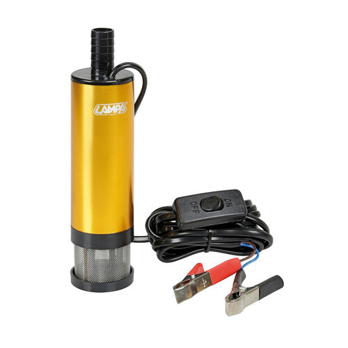 Lampa Pompa aspira liquidi elettrica ad immersione, 12V - 30 L/min 72158