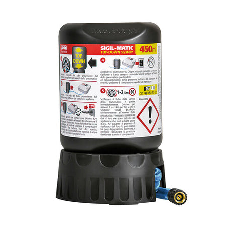Lampa Sigil-Matic, kit liquido sigillante per pneumatici, 450 ml